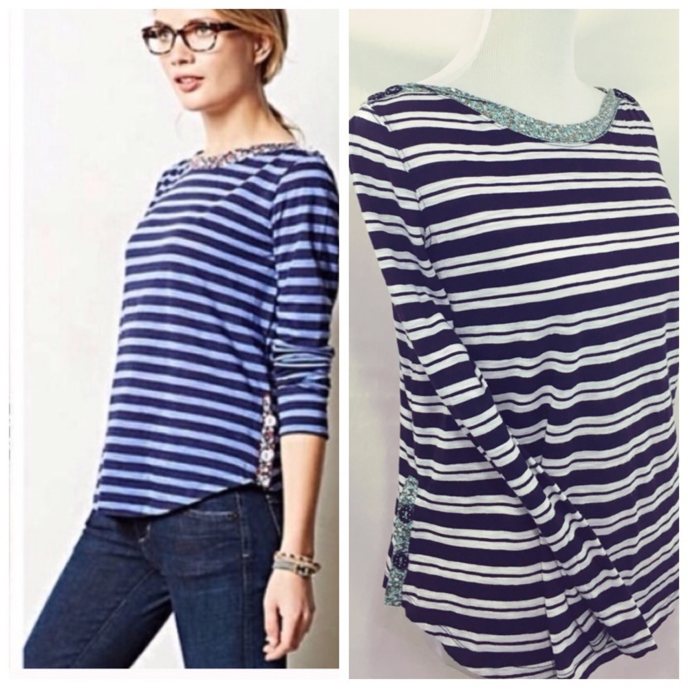 Postmark from Anthropologie Laurel Wood Boat Neck